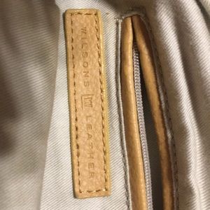 Buttery yellow  leather purse